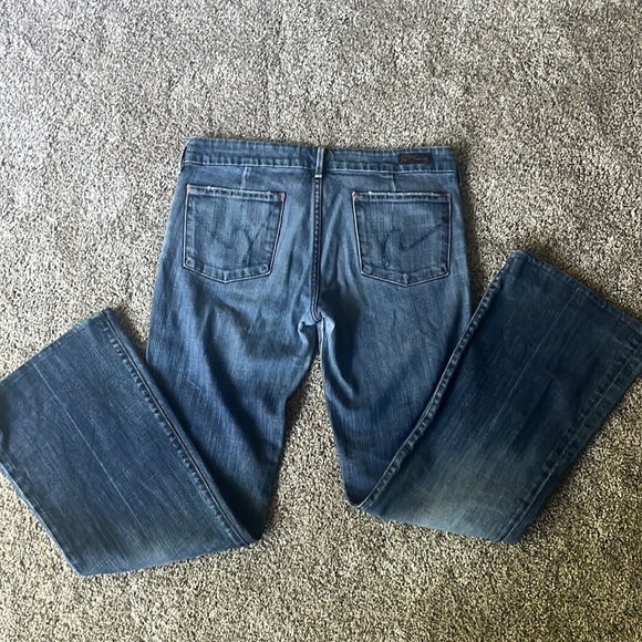 EUC CITIZENS OF HUMANITY LOW RISE BOOT CUT JEANS, size 30 - Picture 6 of 8